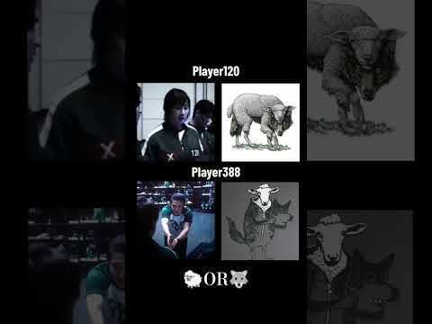 🐺 or 🐑 #player120 #player388 #squidgame #netflix