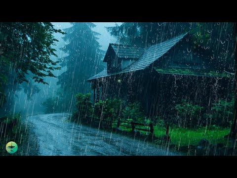 Maravilhoso Som de Chuva para Dormir Profundamente e Tranquilo - ASMR Chuva e Trovão à Noite