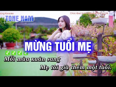 Karaoke mừng tuổi mẹ (Tone Nam) Beat Công Tuấn Phối Mới Cực Hay – Hoàng Dũng Karaoke