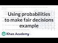 Probability and Fairness in Dice Rolling