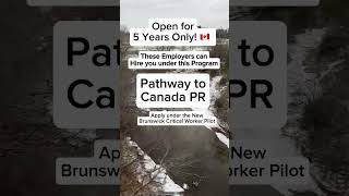 🇨🇦 NB Critical Worker Pilot | canadacareersite.com