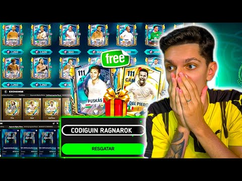 🚨GER 111 GRÁTIS pra TODOS🔥CODIGUIN, TROCAS, TUDO DO EVENTO RAGNAROK🤩😱 FC MOBILE 25