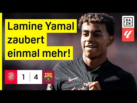 Yamal-Doppelpack! Barca nimmt Girona auseinander: Girona - FC Barcelona | LaLiga | DAZN Highlights