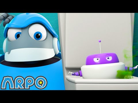 Potty Training a Bot! | BEST OF ARPO! | Funny Robot Cartoons for Kids!