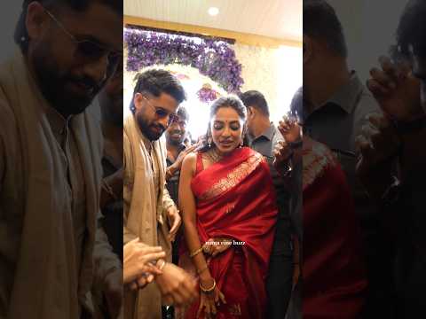 #nagachaitanya & #shobhitadhulipala at shipping mall opening #manacinebuzz