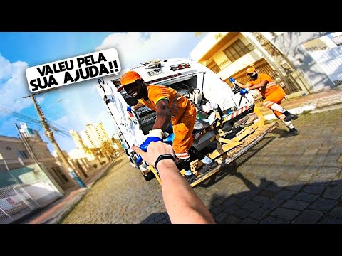 AJUDEI OS COLETORES DE LIXO DA MINHA CIDADE!