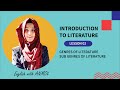 Literary Genres and Characteristics