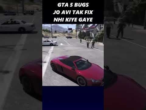 GTA 5 BUGS JO AVI TAK FIX NHI KIYE GAYE😂 PART 1 #shorts #tiroybur