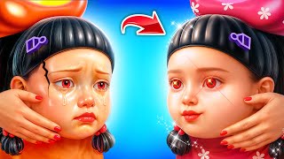 Как стать НОВОЙ Куклой из Игры в Кальмара 3 в реальной жизни!