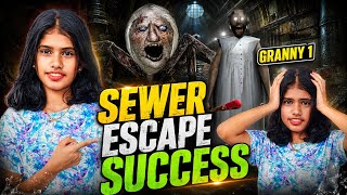 #Tiyakutty Finally Granny1 #SewerEscape Successfully ചെയ്തു! 😱🔥 ഒട്ടും പ്രതീക്ഷിച്ചില്ല! #Granny 