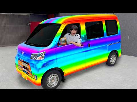 【〇〇〇万円】軽自動車を魔改造して中も外もとんでもない車が完成しました。