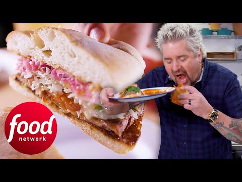"This Might Be The Best Vegetarian Mexican Torta I've Ever Head" | Diners, Drive-Ins & Dives