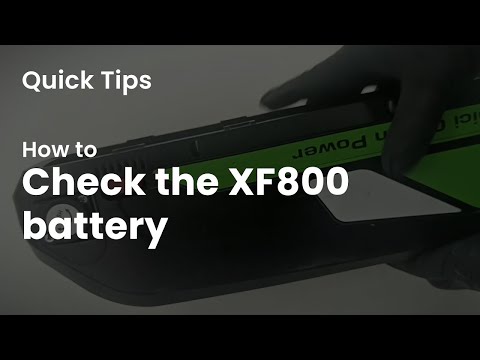 How to check the XF800 battery | cyrusher sports #quicktips