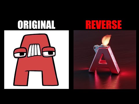 Revese Alphabet Lore But They Are Lighters (A-Z..) | Alphabet Lore Meme Animation - TDC Lore