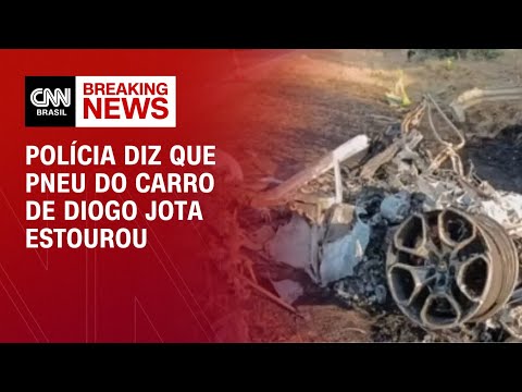 ​Morte Diogo Jota: polícia diz que pneu do carro estourou | CNN NOVO DIA
