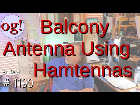 Balcony Antenna Using Hamtennas (#1190)