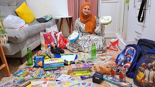 روتين العوده الي المدارس🥳وقفت تجديدات بيتي ورجعت اشتريت كل اللي نفسهم فيه شوفو عملت ايه 
