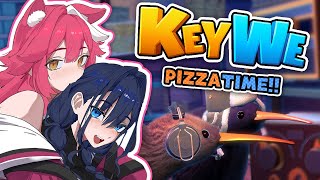 【KeyWe】Two birds....one job...... zero coordination....【PIZZATIME】
