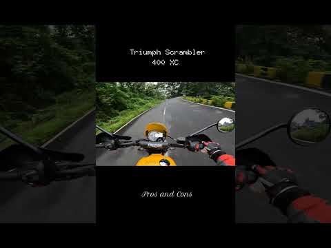 Triumph Scrambler 400 XC Pros and Cons #shorts #shortsvideo