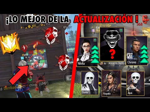 🔴5 MEJORES HABILIDADES DE LA ACTUALIZACIÓN 👹🔥 ¡SUBE A HEROICO Y MAESTRO! FREE FIRE