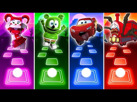 2 Phut Hon 🆚 Gummy Bear 🆚 Lightning McQueen 🆚 Choo Choo Charles Eater Coffin Dance Cover