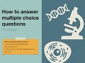 Strategies for Answering Biology MCQs