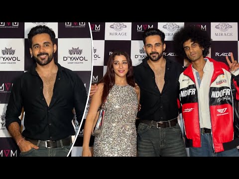 BB18 Star Nyra Banerjee and Abhishek Bajaj Clicked At An Event In Bandra | Lehren Small Screen