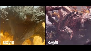 Monster Hunter - Official Movie vs Game Creatures Comparison