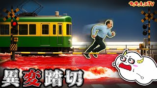 【都市伝説】8番出口みたいな踏切に迷い込んだ結果…！？異変を探して脱出せよ！電車・サイレンヘッド・子供向け知育教育★サンサンキッズTV★