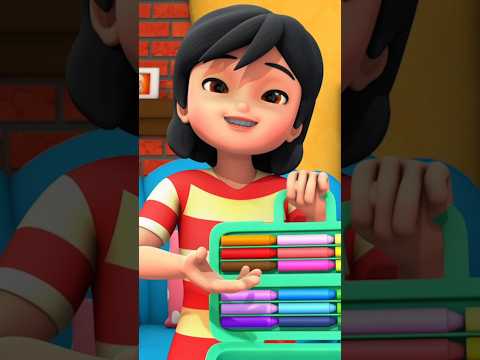 Colors Song #shorts #learningvideos #cartoon #nurseryrhymes #singalong