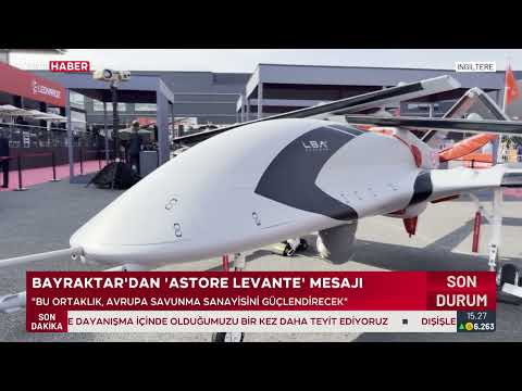 Baykar ve Leonardo'nun ortak İHA'sı İngiltere'de tanıtıldı