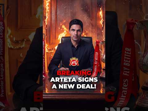 BREAKING! Mikel Arteta has signed a NEW Arsenal contract! ✍️🔥