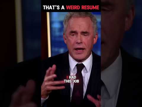 Jordan Peterson's Unexpected Old Jobs | #jordanpeterson #shorts