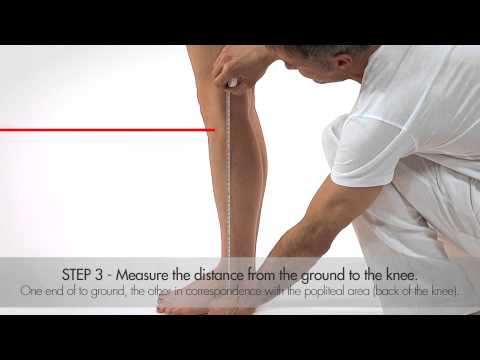 How to take measurements of the leg - RelaxSan knee high stocking