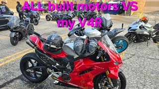 2026 Ducati Panigale V4R VS BMW S1000RR, Kawasaki ZX10R, Suzuki GSXR1000. 1641CC Suzuki Hayabusa