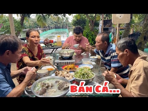 Kéo Cá Điêu Hồng Bán, Anh Em Quây Quần Ăn Cháo, Lươn Xào Lăn Rất Vui Vẻ