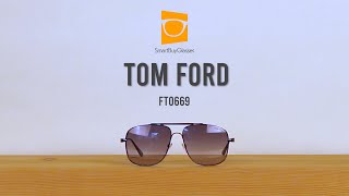 Tom Ford FT0669 JUDE 12W Sunglasses Grey | SmartBuyGlasses UK