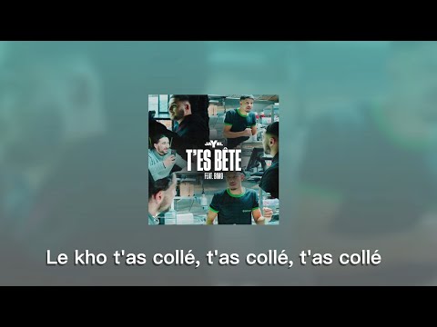 Jayel - T'es bête (feat. Bimo) (Lyrics video)