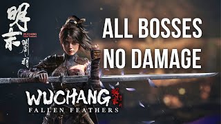 Wuchang Fallen Feathers All Bosses No Damage & True Ending