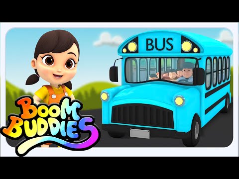 버스 바퀴는 둥글둥글! 🚍 붐버디와 함께하는 어린이 동요.🚗 Kids TV