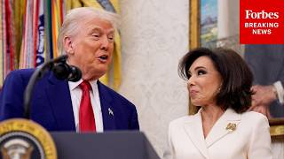 YouTube video thumbnail: Trump Reportedly Considers Firing Jeanine Pirro Over Reflecting Pool—Says She ‘Choked’