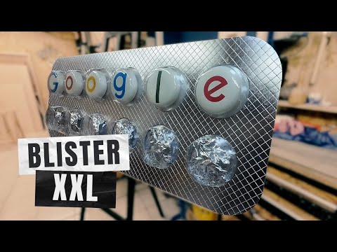 A monumental GOOGLE XXL blister - Conceptual ART