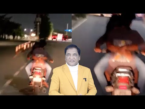 Bike Par Behuda Harkat Karte Hue Jaa Raha Hai Nawjawan Ladka Aur Ladki | 7h Tv News |