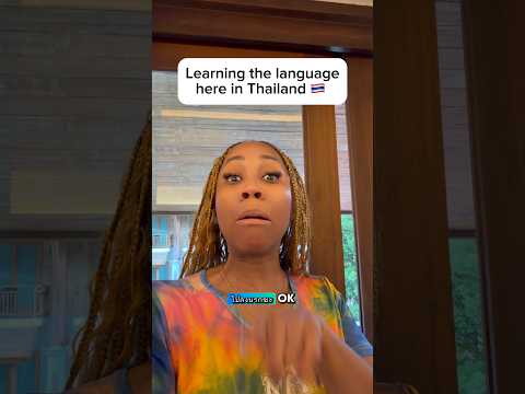 Learning to speak Thai while in Thailand 🇹🇭 #thailand #thaifood #thai