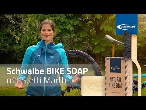 Schwalbe Natural BIKE SOAP - Nachhaltige Fahrradwäsche mit Steffi Marth