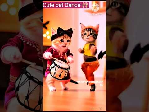 Cute cat Dance 🩰#shorts #shortfeed #viral #trending #youtubeshorts #aicartoon #catlovers