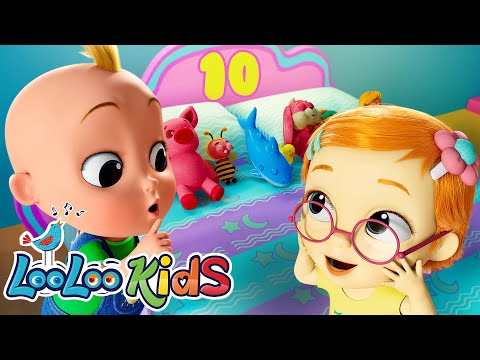 🐻 Ten in the Bed! Sing Along & Count to 10! 🎶 Fun Kids Song | LooLoo Kids
