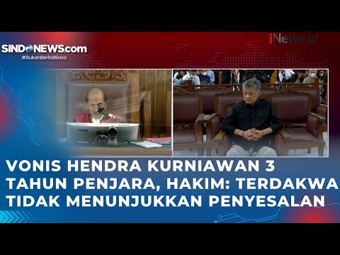 FT: Vonis Hendra Kurniawan 3 Tahun Penjara, Hakim: Terdakwa Tidak ...