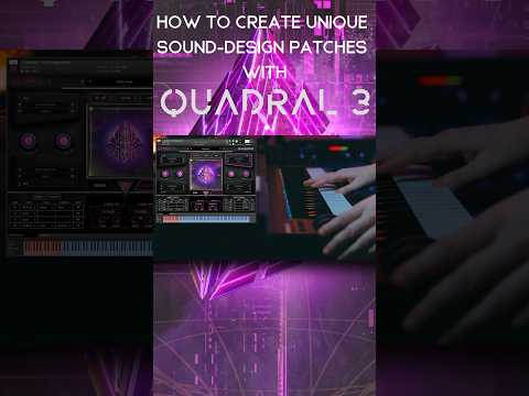 How To Create Unique Sound-Design Patches With Quadral 3 #shorts