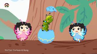 เพลงหนอนผีเสื้อ ต้วมๆเตี้ยมๆออกมาจากไข่